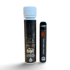 MEGA Z BLUE Sativa hybrid Live Resin Cold Crop . All in one vape by Doja X Higher Vibez